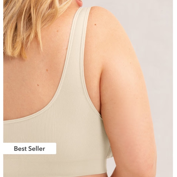 Shapermint Truekind® Everyday Throw-on Wireless Bralette Sz 2X Chai - Picture 2 of 8